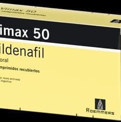 Thuốc VIMAX 50 (Sildenafil 50mg) Roemmers H/2v điều trị rối loạn cương dương