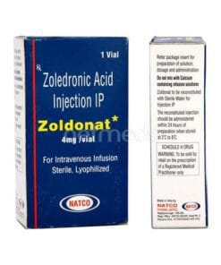 Thuốc Zoldonat (Zoledronic Acid 4mg) NATCO điều trị loãng xương