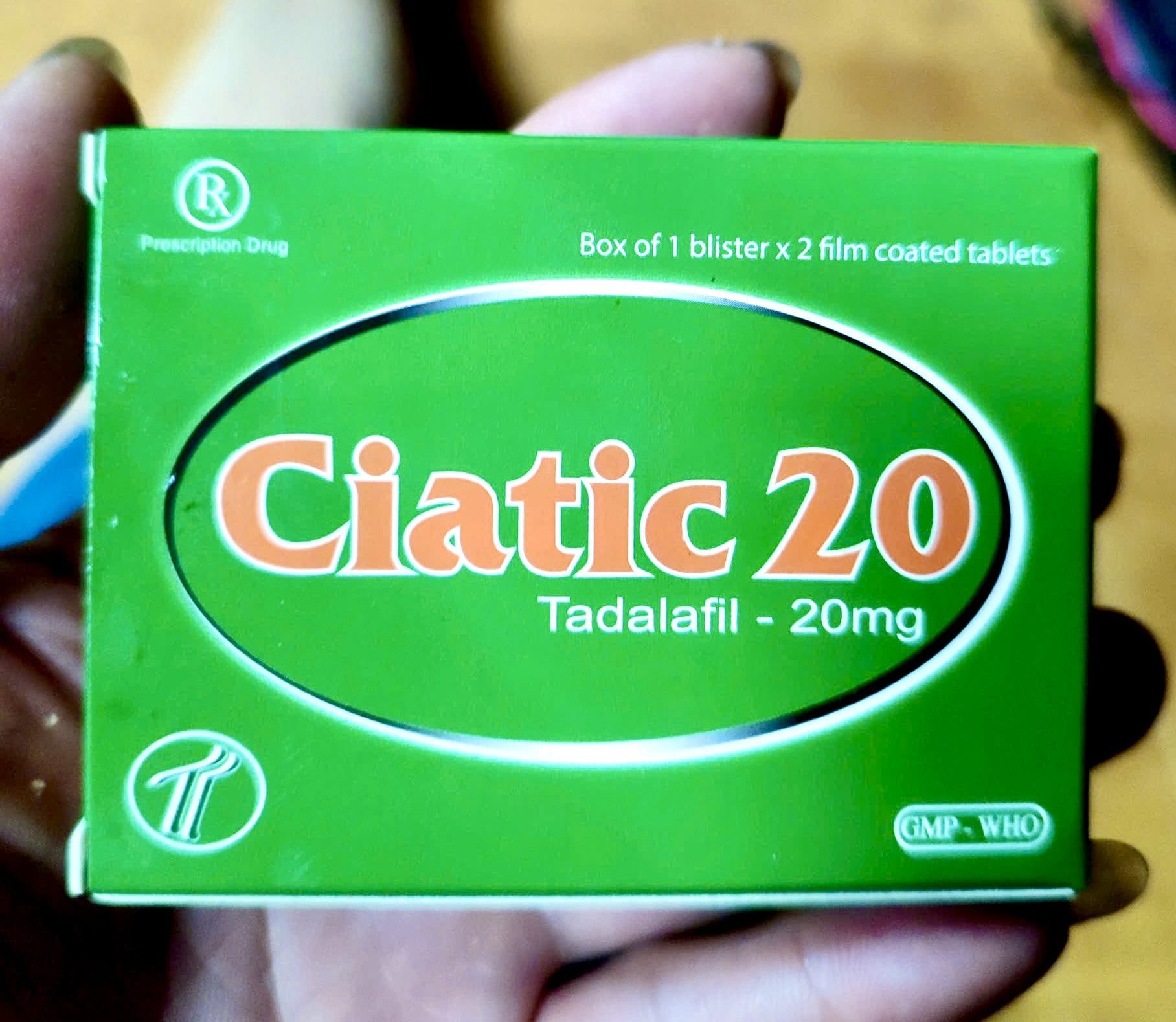 Ciatic 20 Tadalafil 20mg Ciatic 20 Tadalafil 20mg