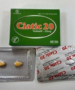 Ciatic 20 Tadalafil 20mg điều trị rối loạn cương dương