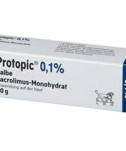 Protopic 0.1% (Tacrolimus 0.1) LEO 10g- điều trị chàm thể tạng