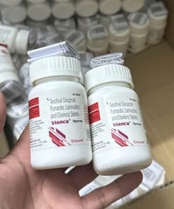 Thuốc VIANCA Tenofovir 300mg/Lamivudine 300mg/Efavirenz 400mg Emcure H/30v – điều trị nhiễm HIV 2 Thuoc Vianca 300mg300mg400mg Emcure – Dieu tri nhiem HIV 30 vien e1746932793925