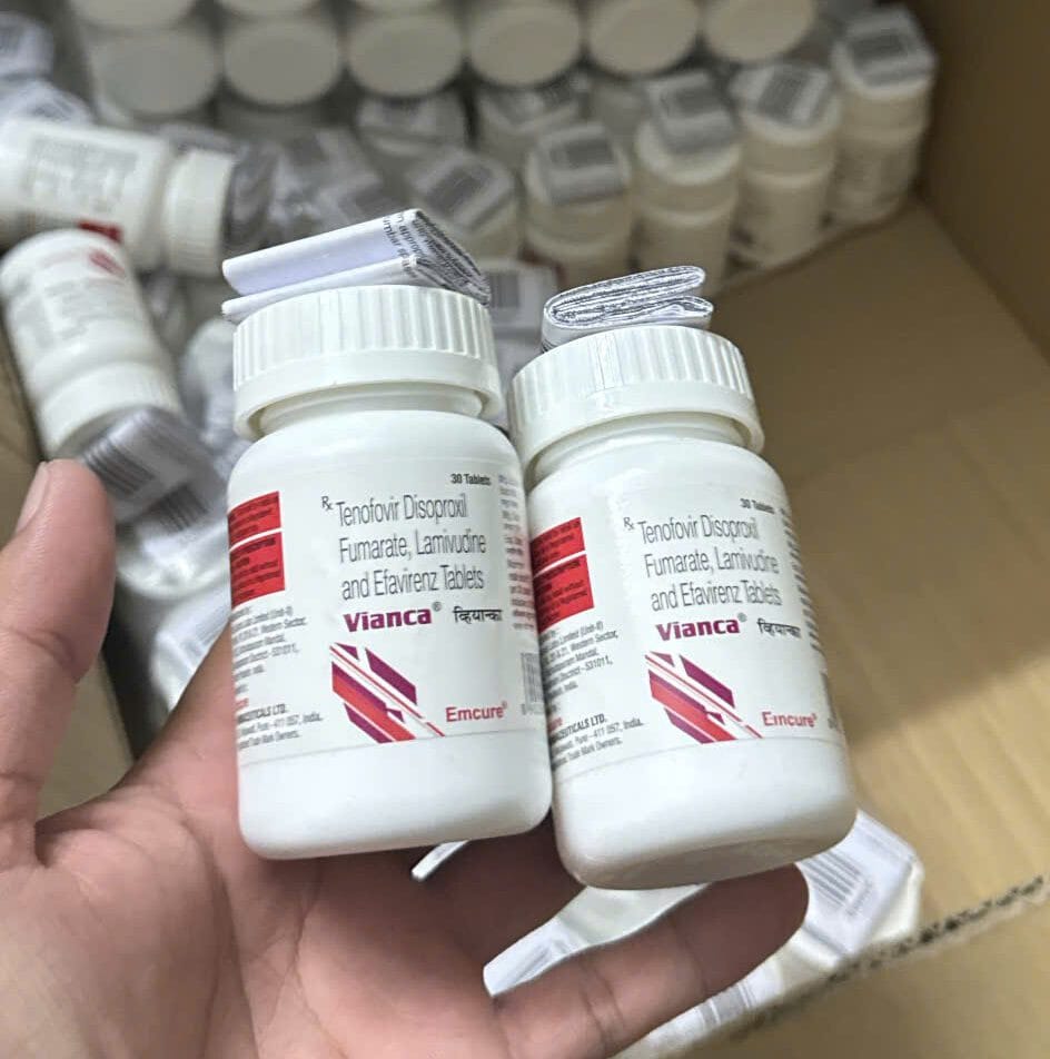 Thuốc Vianca 300mg300mg400mg Emcure – Điều trị nhiễm HIV (30 viên) Thuoc Vianca 300mg300mg400mg Emcure – Dieu tri nhiem HIV 30 vien e1746932793925