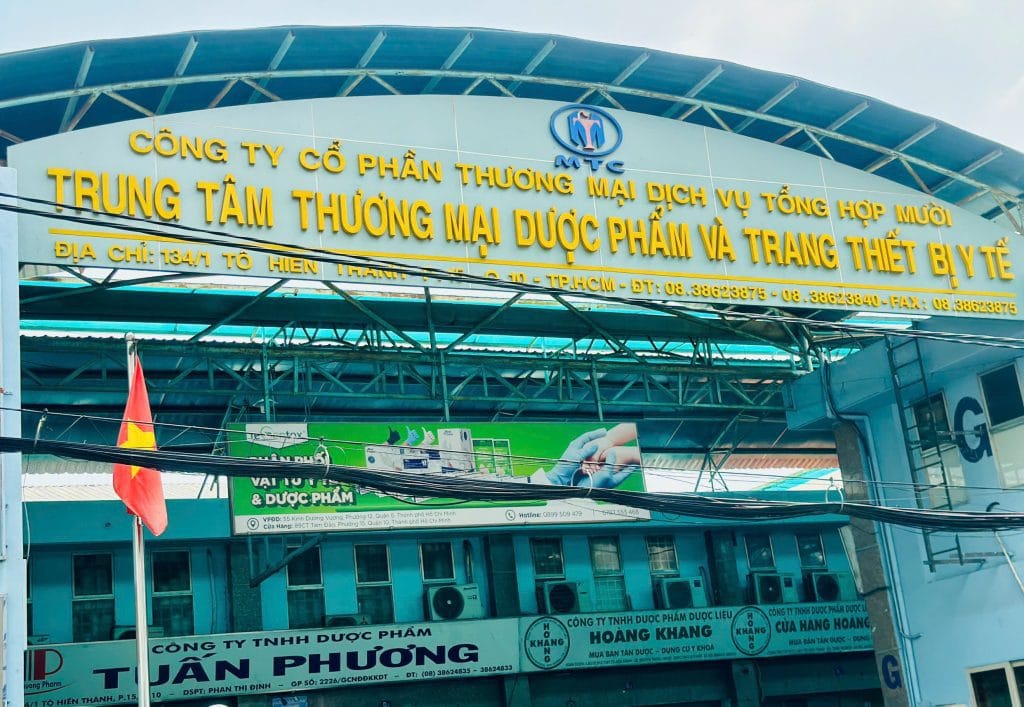 Chợ thuốc Sài Gòn (hay còn gọi là chợ thuốc Tô Hiến Thành) - chợ Sỉ Thuốc Tây lớn nhất TP Hồ Chí Minh 1 Trung tam thuong mai duoc pham va trang thiet bi y te e1749118922724