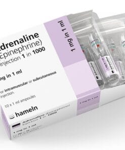 Thuốc Adrenaline Hameln (Epinephrine) điều trị sốc phản vệ, ngừng tuần hoàn