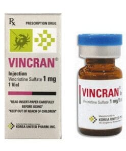 VINCRAN 1mg (Vincristine sulfate 1mg) điều trị ung thư máu, bạch cầu cấp, Hodgkin, đa u tủy, bạch cầu mạn tính