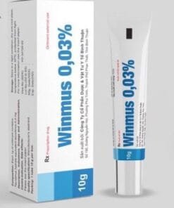 Winmus 0.03 (Tacrolimus 0.03%)  điều trị chàm thể tạng, viêm da cơ địa