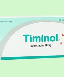 Timinol (Isotretinoin 20mg) H/30v điều trị mụn trứng cá, mụn bọc, mụn ẩn, da nhờn