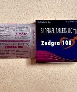 Zedgra 100 (Sildenafil 100mg) hộp 4 viên- điều trị rối loạn cương dương 4 Zedgra 100 Sildenafil 100mg Zota