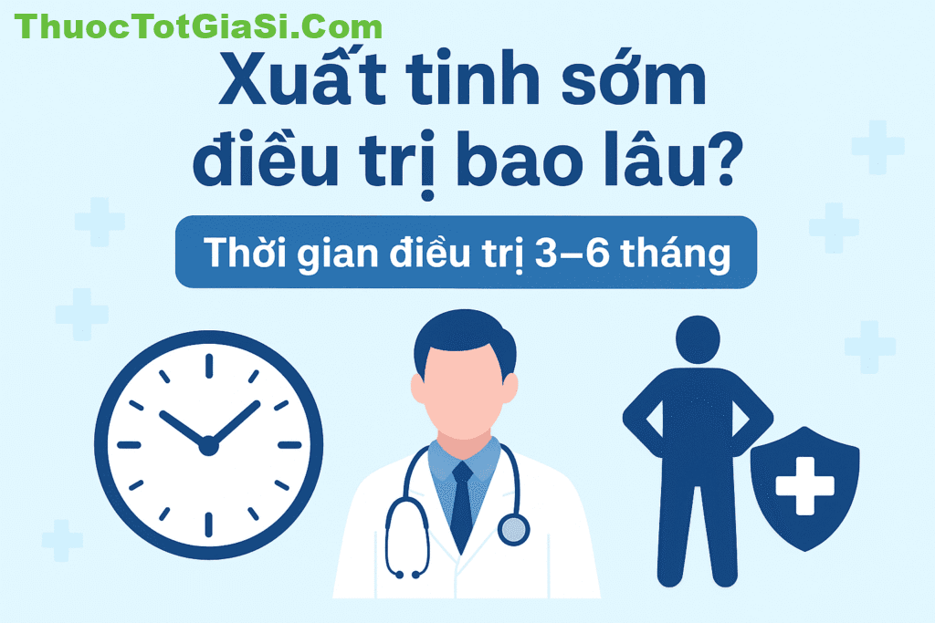 Xuất tinh sớm điều trị bao lâu? Thời gian & yếu tố ảnh hưởng 1 Thoi gian dieu tri xuat tinh som