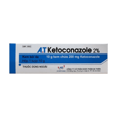 Kem bôi nấm da AT Ketoconazole 2% An Thiên điều trị nấm da, lang ben, hắc lào 7 Kem bôi nấm da A.T Ketoconazole 2% |thuoctotgiasi.shop