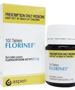 Florinef 100mcg (Fludrocortisone Acetate) – Thuốc Điều Trị Suy Vỏ Thượng Thận Chính Hãng 1 Florinef 100mcg (Fludrocortisone Acetate)