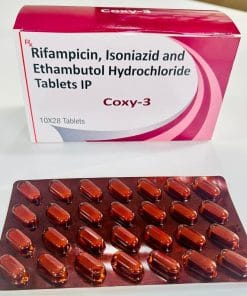 Thuốc Coxy-3 – Rifampicin, Isoniazid & Ethambutol Tablets IP Điều Trị Lao