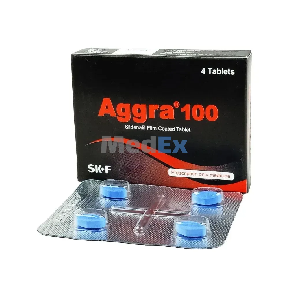 Aggra 100 (Sildenafil 100mg) SK+F – Thuốc điều trị rối loạn cương dương ở nam giới 2 Aggra 100 (Sildenafil 100mg) SK+F – Thuốc điều trị rối loạn cương dương ở nam giới |thuoctotgiasi.shop