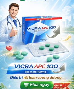 VICRA APC 100 (Sildenafil 100mg) – điều trị rối loạn cương dương