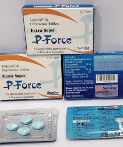 Extra Super P-Force (Sildenafil Citrate + Dapoxetine HCl) – Tăng Cường Sinh Lý Nam Mạnh, Kéo Dài Thời Gian Quan Hệ Vượt Trội