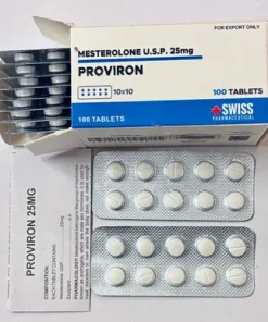 PROVIRON (Mesterolone 25 mg) - thuốc bổ sung hocmon cho nam giới - 2 vỉ x 10 2 Proviron 25mg|thuoctotgiasi.shop