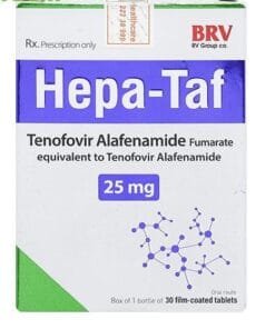 Hepa-Taf 25mg (Tenofovir Alafenamide) – Công Dụng, Liều Dùng, Giá Bán Và Lưu Ý Khi Sử Dụng
