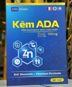 Kẽm ADA Zinc 120mg – Công Dụng, Liều Dùng, Giá Bán Và Lưu Ý Khi Sử Dụng