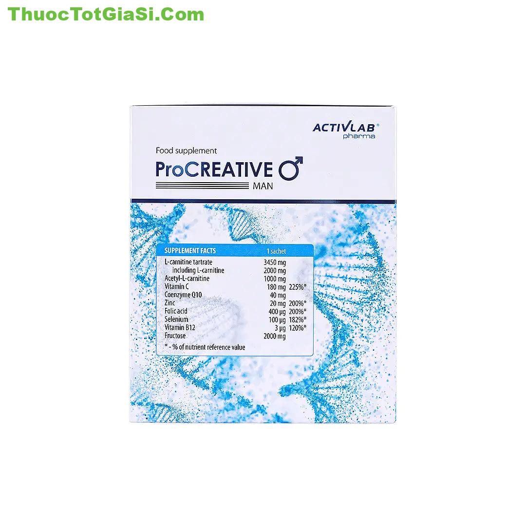 ProCREATIVE Man Activlab Pharma | Hỗ Trợ Cải Thiện Chất Lượng Tinh Trùng 4 ProCREATIVE Man Activlab Pharma – Hỗ Trợ Tăng Cường Sức Khỏe Sinh Sản Nam Giới, Cải Thiện Chất Lượng Tinh Trùng