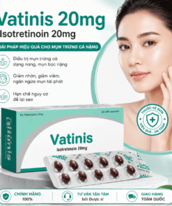 Thuốc Vatinis 20mg Isotretinoin Giá Bao Nhiêu? Công Dụng