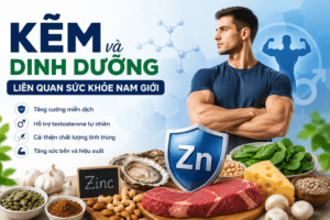 Kẽm và dinh dưỡng cho sức khỏe nam giới