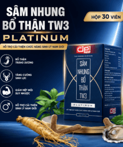 Sâm Nhung Bổ Thận TW3 Platinum 30 viên: Thành phần, công dụng và lưu ý 1 Sâm Nhung Bổ Thận TW3 Platinum 30 viên: Thành phần, công dụng và lưu ý